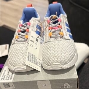 Adidas White and Blue Sneakers for Everyday Comfort